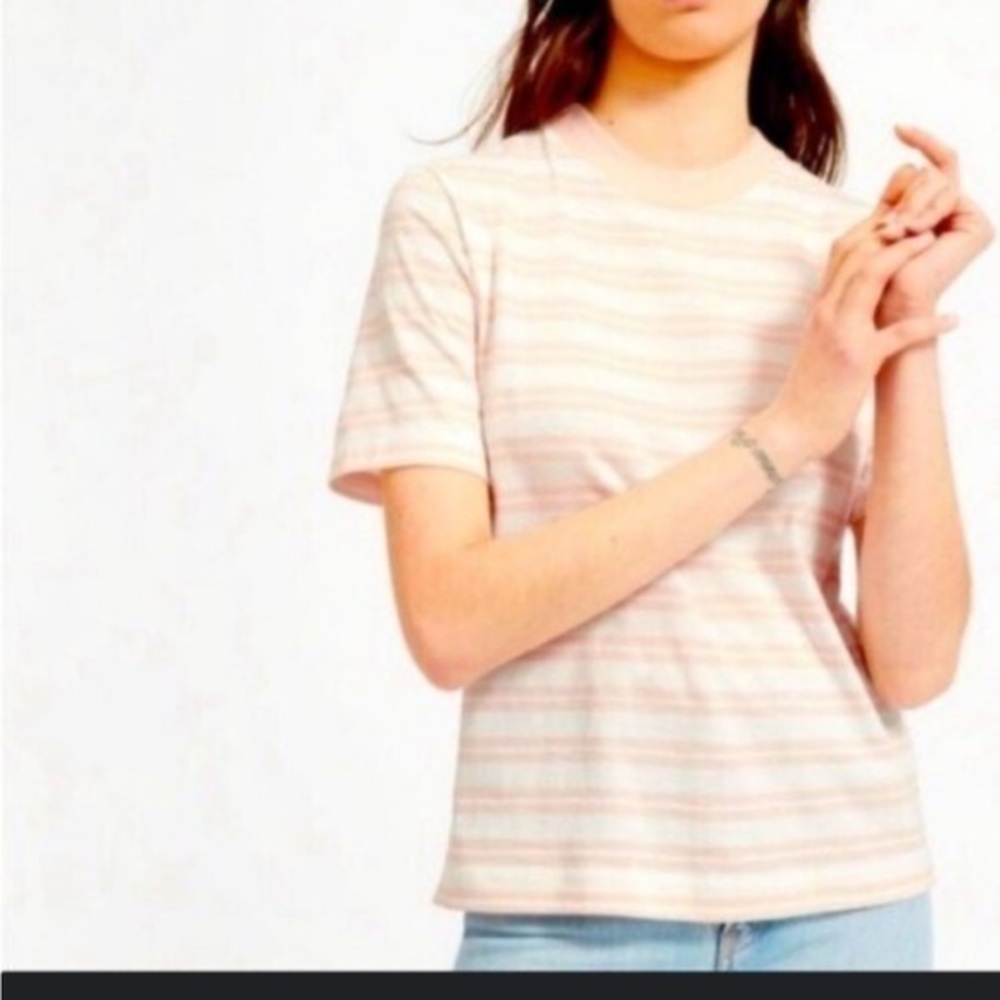 EVERLANE cotton striped tee small